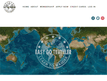 Tablet Screenshot of easygotraveler.com